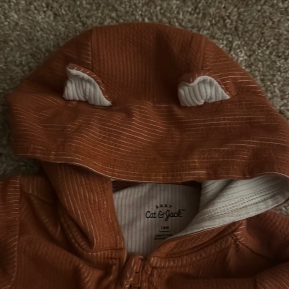 Rust Orange Kids One Piece - Picture 2 of 4